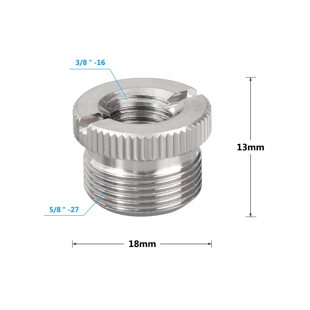 CAMVATE CAMVATE 5/8 Inch Thread Rod and Screw Adapters for Blue Yeti Nano Mounting on Standard Shock Mounts 2555 - View 5 of 7