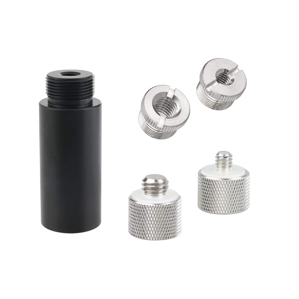 CAMVATE 5/8 Inch Thread Rod and Screw Adapters for Blue Yeti Nano Mounting on Standard Shock Mounts 2555