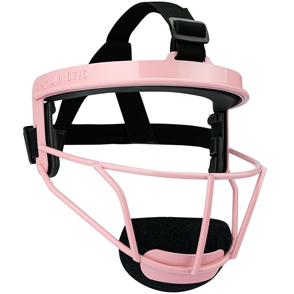 Dinictis Premium Pink Dinictis Softball Face Mask - Lightweight, Comfortable & Durable Protection for Adult Fielders