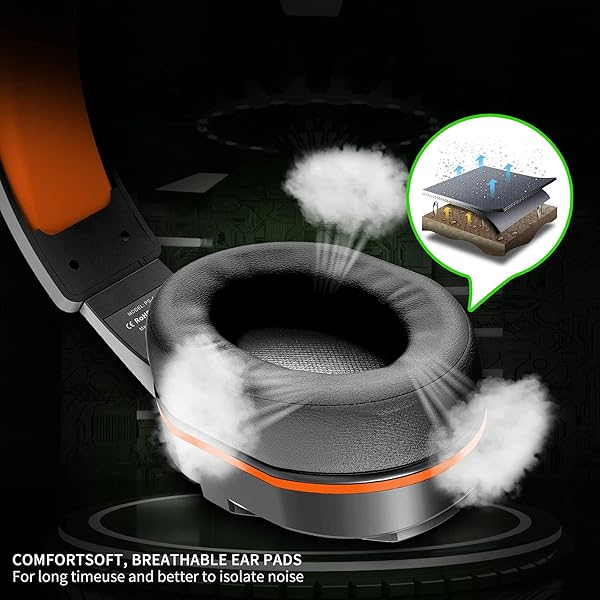 Kikc Buy Kikc PS4 Gaming Headset with Mic - Compatible with Xbox One, PS5, PC & Mobile | Comfortable Volume Control for Kids - View 7 of 8