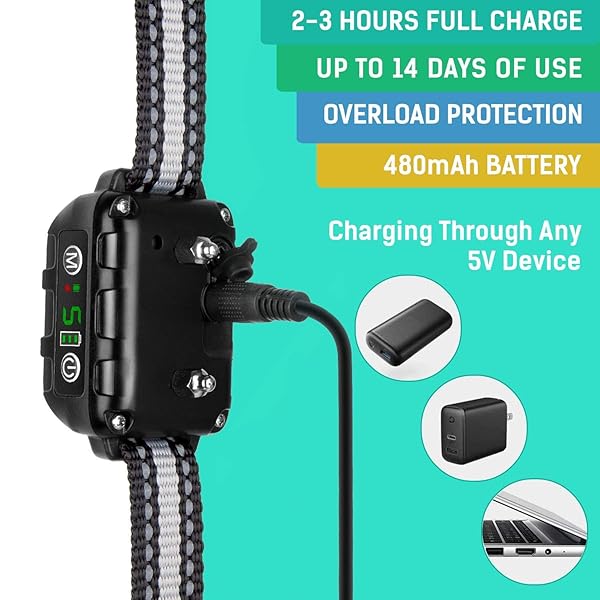 PetSpy PetSpy Dog Bark Collar No Barking Control Training 3 Anti-Bark Modes Waterproof for Small Medium Large Dogs - View 5 of 8