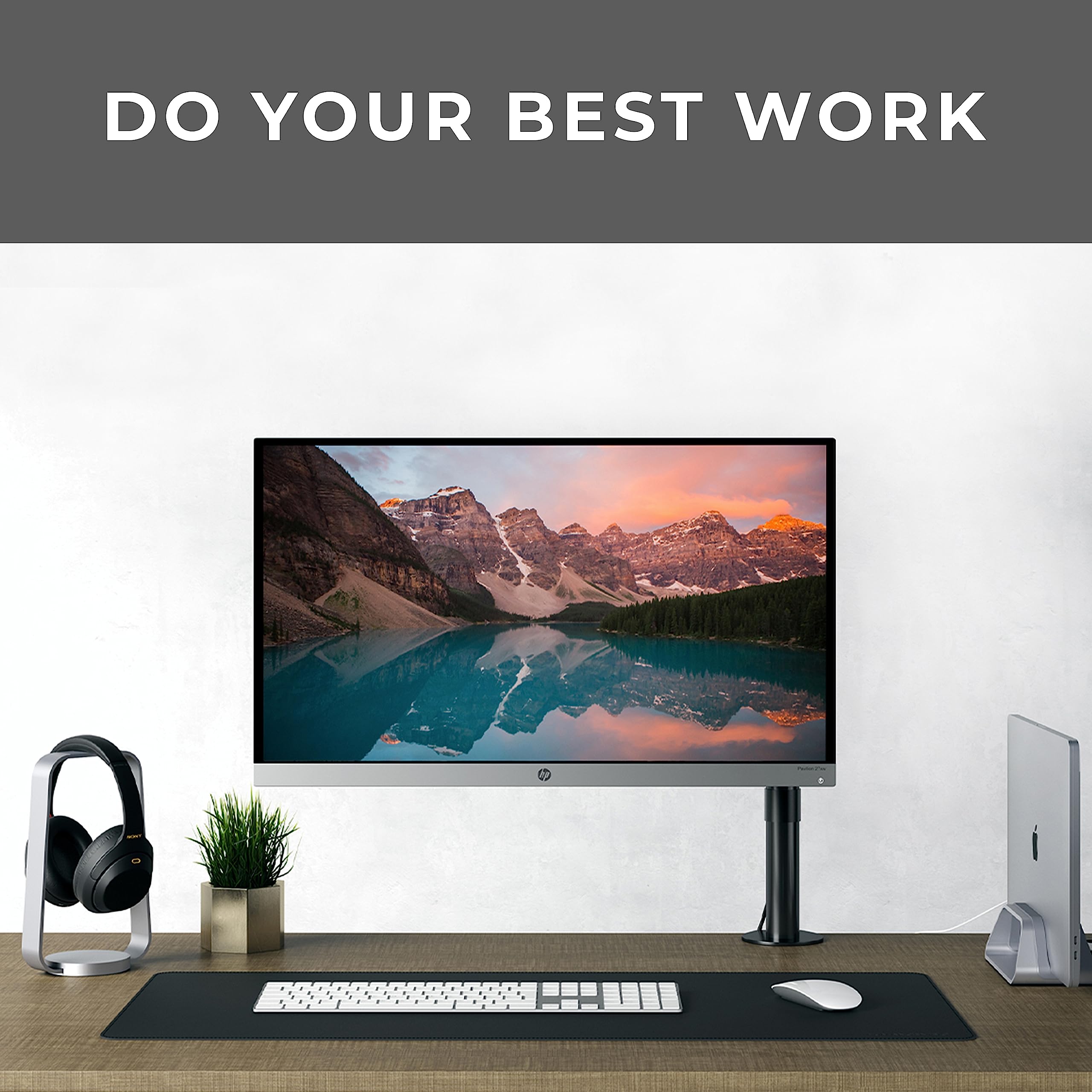 HumanCentric VESA Mount Adapter for HP 32f Monitor Bracket Compatible with 75x75 and 100x100 VESA Stand and Arm Mount - View 6 of 6