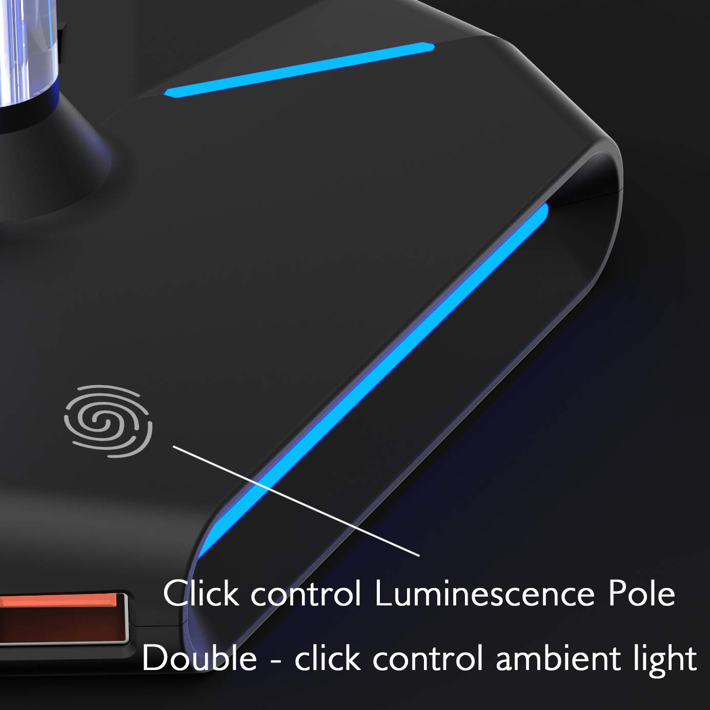 COZOO RGB Headphone Stand with USB Charging Ports for Gamers Desktop Accessories and Earphone Holder Gifts for Boyfriend - View 7 of 8