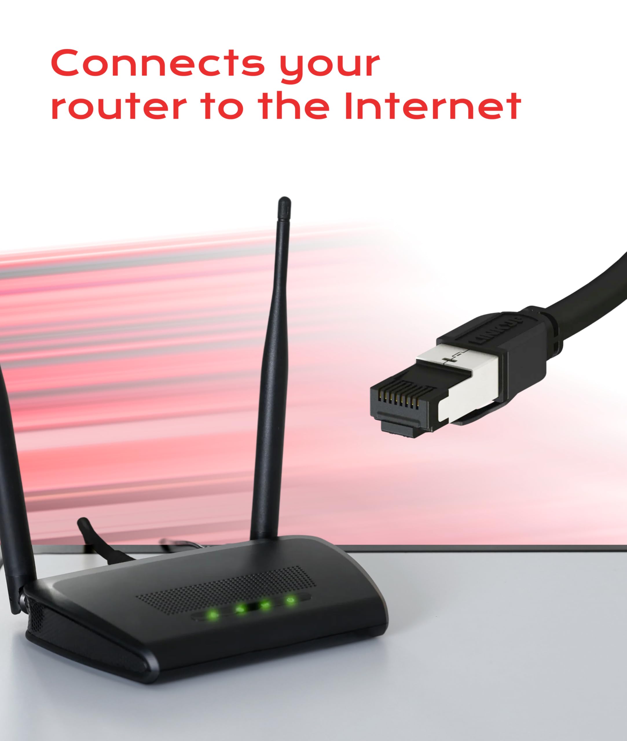 LINKUP 40Gbps Certified Cat8 Ethernet Patch Cable 10ft Double Shielded Future Proof LAN Wire Compatible with Cat7A Cat7 Cat6A Black - View 5 of 9