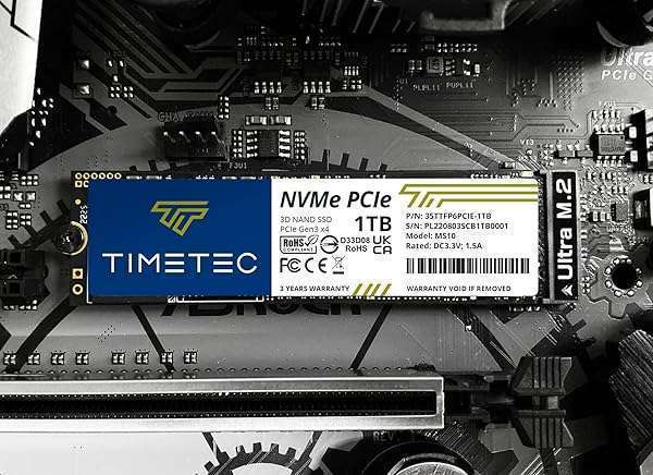 Timetec Timetec 1TB NVMe SSD M.2 2280 - High-Speed 2000/1600 MB/s for PC & Laptop Upgrade - View 8 of 11