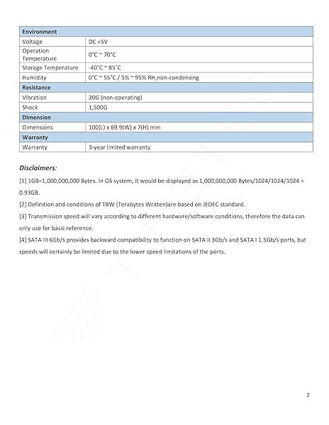 Timetec Timetec 256GB SSD 3D NAND SATA III - Fast 550 MB/s Read Speed for PC & Laptop Upgrade - View 11 of 11