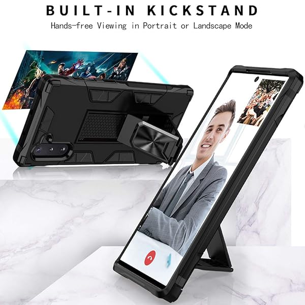 Fucozan Fucozan Galaxy Note 10 5G Case Military Grade Shockproof Kickstand Magnetic Car Mount Blue - View 4 of 10