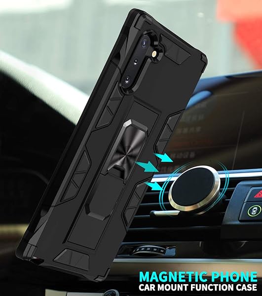 Fucozan Fucozan Galaxy Note 10 5G Case Military Grade Shockproof Kickstand Magnetic Car Mount Blue - View 5 of 10