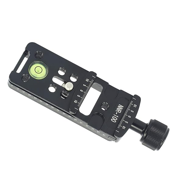 Leftfoto 100mm Rail Nodal Slide Quick Release Plate for Tripods - RRS Arca Swiss Compatible Metal Clamp - View 3 of 8