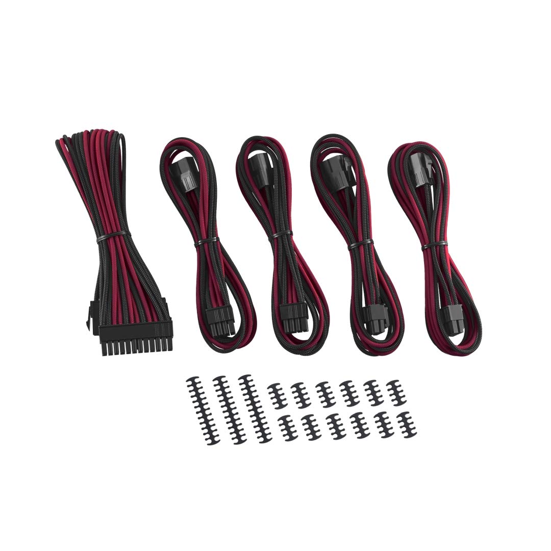 CableMod CableMod 8+8 Series Classic ModMesh Sleeved Cable Extension Kit Black and White - View 7 of 9