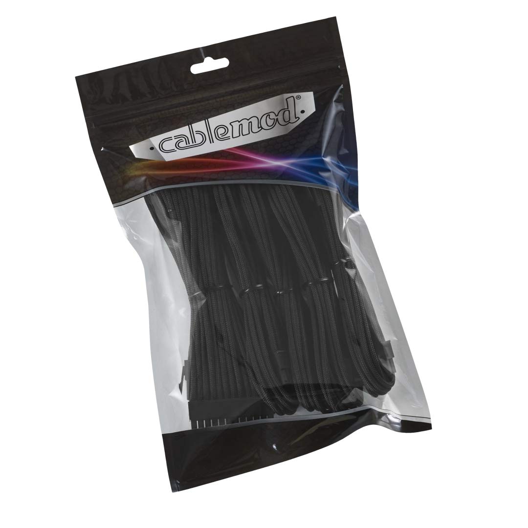 CableMod CableMod 8+8 Series Classic ModFlex Sleeved Cable Extension Kit Black for Enhanced PC Aesthetics and Performance - View 2 of 2