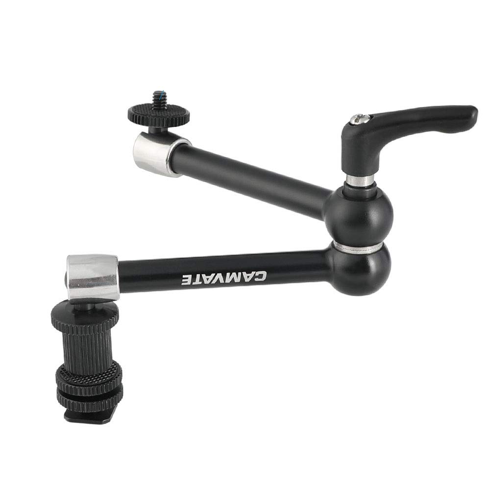 CAMVATE 11 Inch Heavy Duty Magic Arm with Shoe Mount Adapter for Camera Accessories Bracket 2559