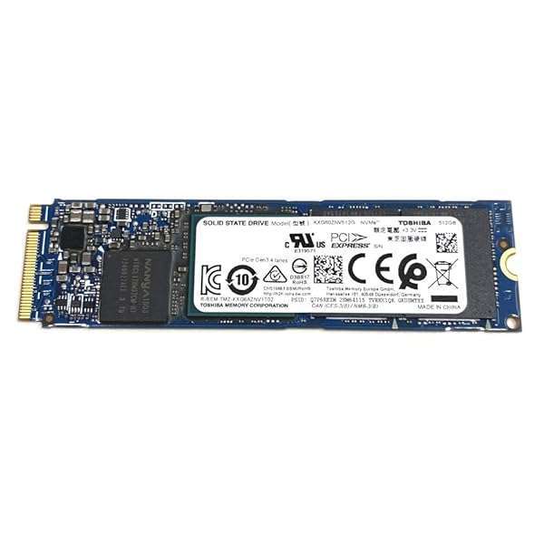 KIOXIA Toshiba XG6 KXG60ZNV512G 512GB M.2 2280 PCIe SSD - High-Speed Internal Solid State Drive