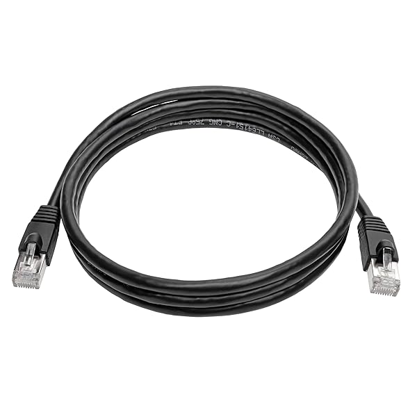 TRIPP LITE Tripp Lite Cat6a 10G Ethernet Cable, Snagless Molded STP Network Patch Cable (RJ45 M/M), Black, 6 Feet / 1.8 Meters, Manufacturer's Warranty (N262-006-BK) - View 3 of 6