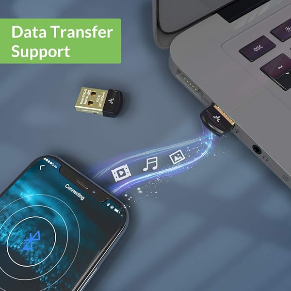 Avantree Avantree DG45 USB Bluetooth 5.0 Adapter for PC - Connect Headphones, Speakers & More on Windows 11/10/8.1/8 - View 7 of 9