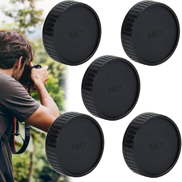 ANGGREK ANGGREK 5pcs Rear Lens Cover for Minolta MD Mount Cameras - Durable Replacement Lens Caps - View 5 of 11