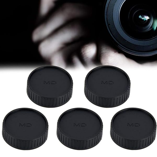 ANGGREK ANGGREK 5pcs Rear Lens Cover for Minolta MD Mount Cameras - Durable Replacement Lens Caps - View 7 of 11