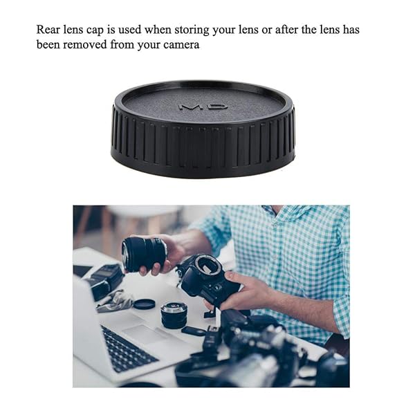 ANGGREK ANGGREK 5pcs Rear Lens Cover for Minolta MD Mount Cameras - Durable Replacement Lens Caps - View 9 of 11