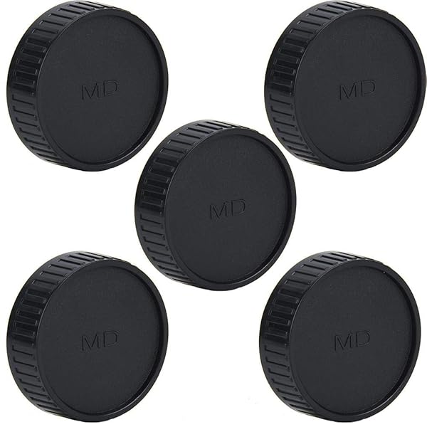 ANGGREK ANGGREK 5pcs Rear Lens Cover for Minolta MD Mount Cameras - Durable Replacement Lens Caps - View 3 of 11