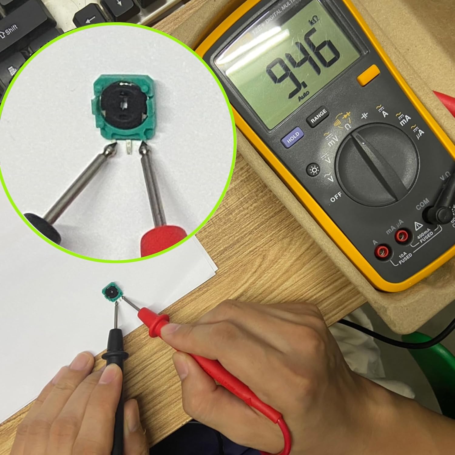 Onyehn Onyehn 20pcs Replacement Trimmer Potentiometer Sensor for Xbox One,PS3,PS4 Switch Pro Controllers,Gasket Repair Parts for Thumb Stick Analog Joystick - View 5 of 5