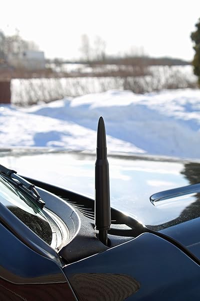 AntennaMastsRus AntennaMastsRus 50 Caliber Bullet Aluminum Antenna for Toyota FJ Cruiser 2007 to 2015 with USA Stainless Steel Threading - View 3 of 6