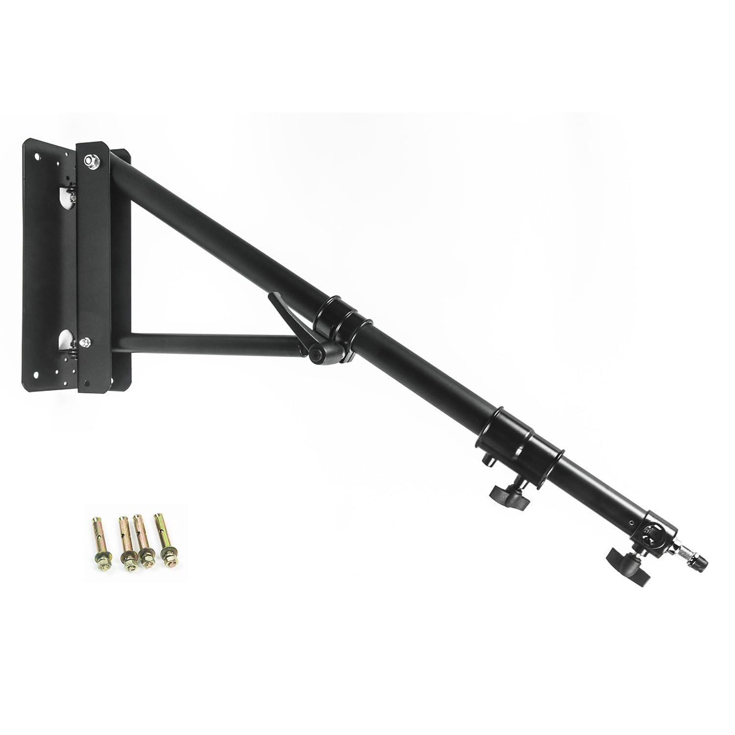 PHOCUS Wall Mount Boom Arm for Photography Studio Video Lights Max Length 70 inches Rotatable Horizontal Vertical