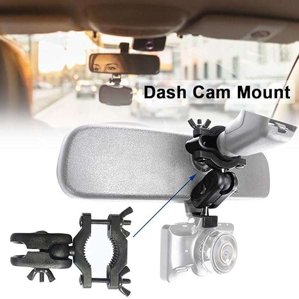 CALIDAKA CALIDAKA Universal Dash Cam Mount: Secure Car Interior Holder for Safe Driving - View 5 of 10