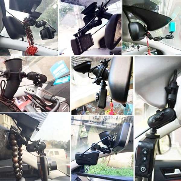 CALIDAKA CALIDAKA Universal Dash Cam Mount: Secure Car Interior Holder for Safe Driving - View 9 of 10