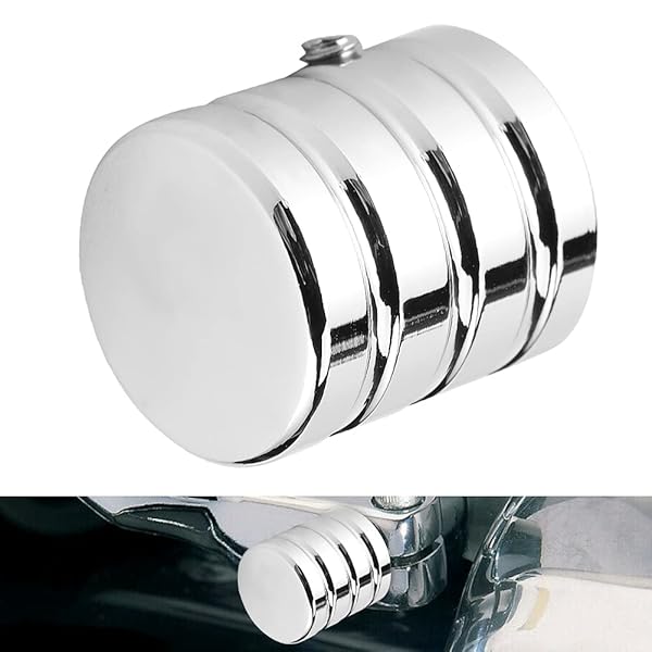 Qiilu Qiilu Motorcycle Heel Shift Eliminator Aluminum Cover for FLHT FLHR FLHX CVO 1980-2019 Silver Heel Toe Shifter End - View 4 of 9