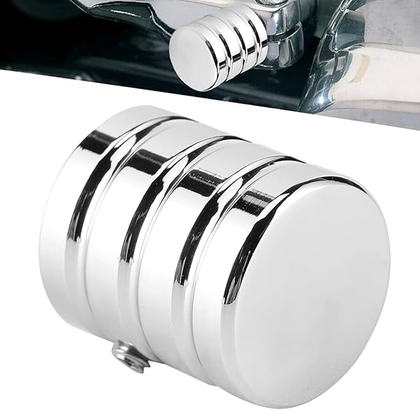 Qiilu Qiilu Motorcycle Heel Shift Eliminator Aluminum Cover for FLHT FLHR FLHX CVO 1980-2019 Silver Heel Toe Shifter End - View 5 of 9