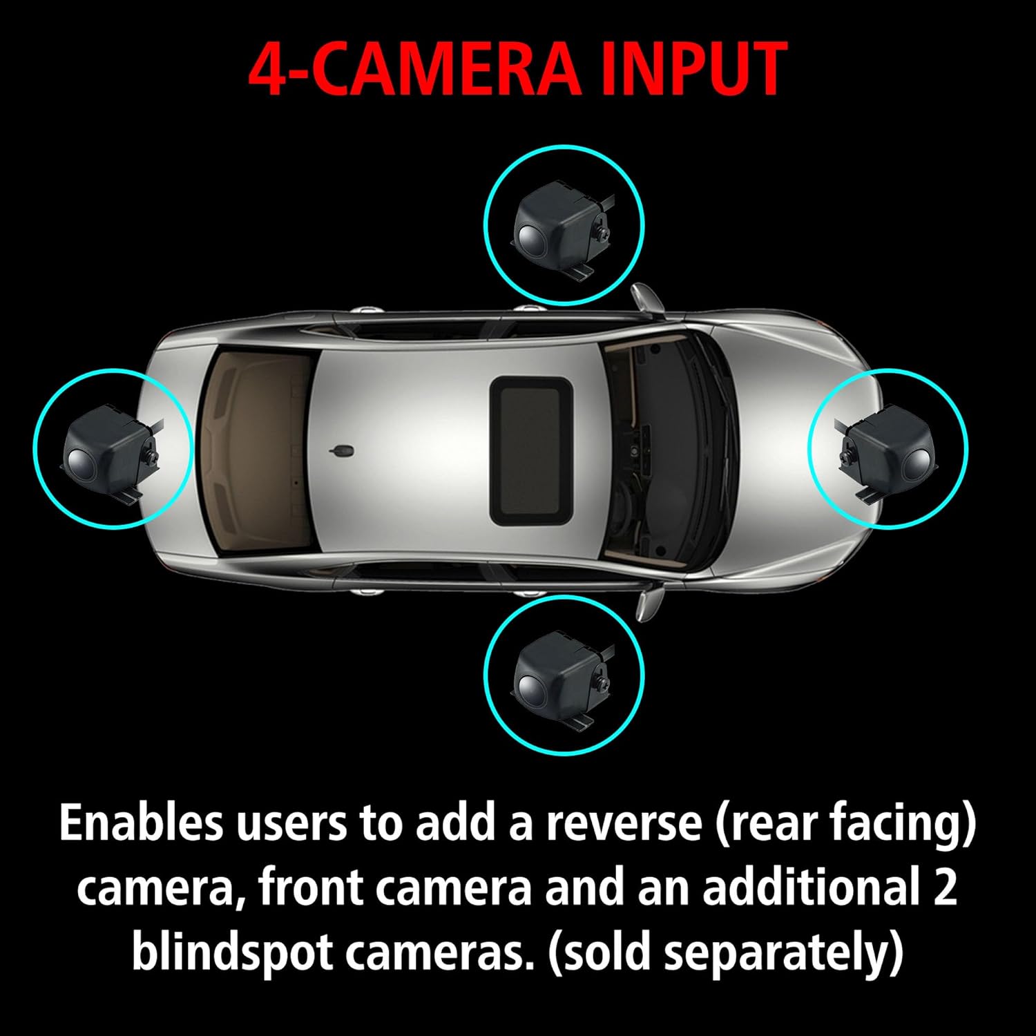JVC JVC KW-Z1000W Bluetooth Car Stereo Receiver with USB Port 10.1" Floating Touchscreen HD Display, AM FM Radio - MP3 Player - Double DIN - Waze-Ready - View 6 of 8