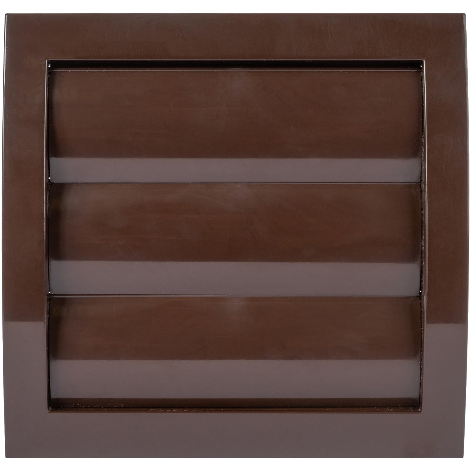 Vent Systems Vent Systems 4'' Inch Brown Air Vent Cover, Dryer Vents and Bathroom Exhaust Vent Pipe, Louvered Outdoor Dryer Vent Cover Opening Flap Vent, Keeps