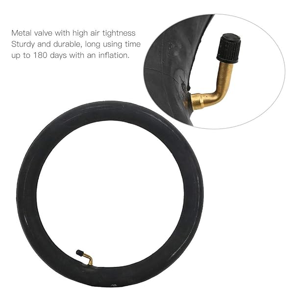 VGEBY Inner Tube Electric Rubber 16X2.125 with Metal Bent Valve Accessories for Bicycles and Scooters - View 5 of 10