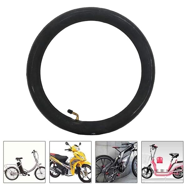 VGEBY Inner Tube Electric Rubber 16X2.125 with Metal Bent Valve Accessories for Bicycles and Scooters - View 6 of 10