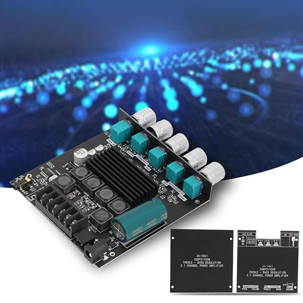 Walfront ZK-TB21 2.1 Channel Bluetooth Digital Amplifier Board - High Power Performance - View 6 of 10