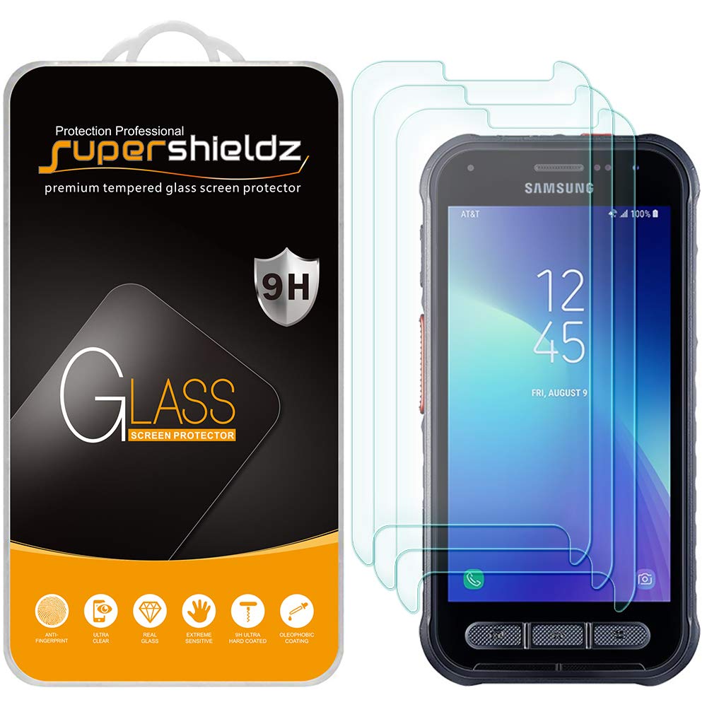 Supershieldz (3 Pack) Designed for Samsung Galaxy Xcover FieldPro Tempered Glass Screen Protector, 0.33mm, Anti Scratch, Bubble Free