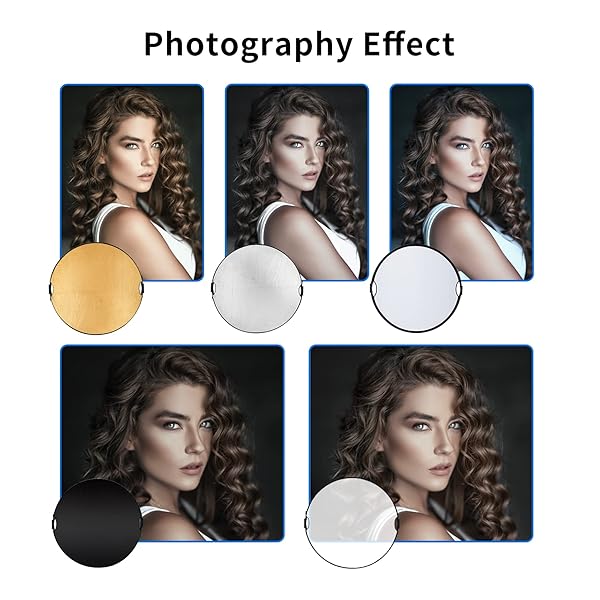 Selens Selens 5-in-1 Photography Reflector Holder Stand Kit 32in Collapsible Light Reflectors with Boom Arm and Sandbag for Studio Lighting - View 5 of 8