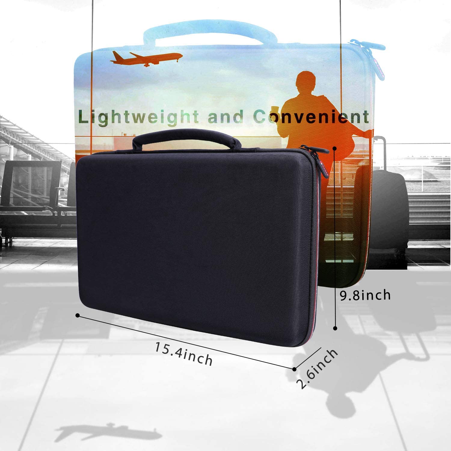 XANAD XANAD Hard Case for AlphaTheta DDJ-FLX2 or Pioneer DJ DDJ-200 Smart or DDJ-200 DDJ-WeGO4-K DDJ-WEGO3 DJ Controller - View 3 of 6