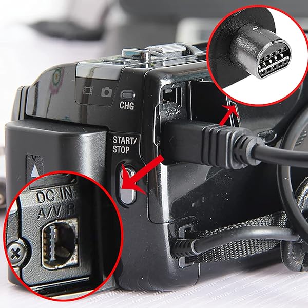 Tobysome Tobysome Replacement Sony AV Cable for Handycam VMC-15FS VMC-30FS 10Pin Audio Video Cord for DCR-SR90 DPP-EX50 HDR-CX7 HDR-FX7 1.2m - View 4 of 9