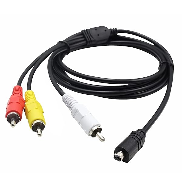 Tobysome Tobysome Replacement Sony AV Cable for Handycam VMC-15FS VMC-30FS 10Pin Audio Video Cord for DCR-SR90 DPP-EX50 HDR-CX7 HDR-FX7 1.2m - View 8 of 9
