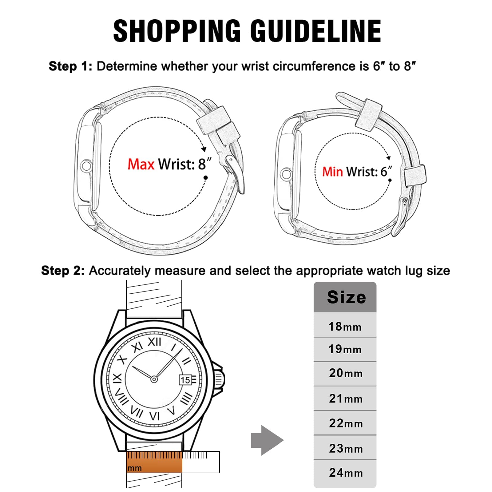 Ritche Ritche Christmas Gift 20mm Classic Genuine Watch Band Quick Release Vintage Leather Watch Strap Black Genuine Leather Watch Bands for Omega x Swatch Moonswatch for Men Women, Valentine's Day Gifts for Him or Her, White Elephant Gifts, Stocking Stuffers fo - View 6 of 6