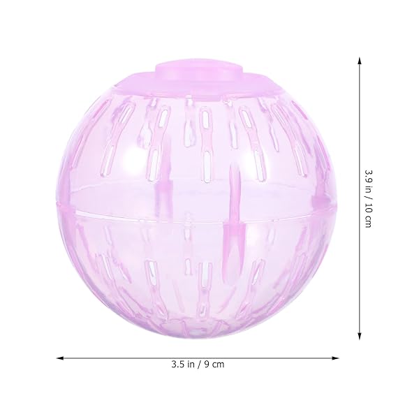 POPETPOP POPETPOP Hamster Exercise Ball Set of 3 Plastic 3.54inch Running Toys for Small Animals to Reduce Boredom and Increase Activity - View 4 of 10