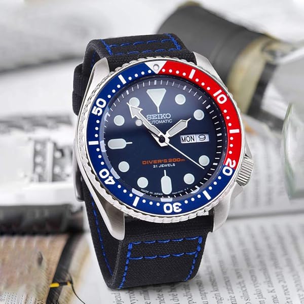 Ritche Ritche 20mm Quick Release Canvas Watch Band Replacement Straps for Men - View 3 of 8