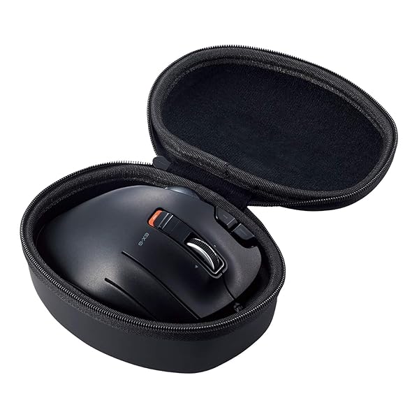 ELECOM ELECOM Hard EVA Travel Case for M-XT2&3 Trackball Mouse - Ergonomic, Durable Protection (BMA-XT2BK) - View 2 of 9