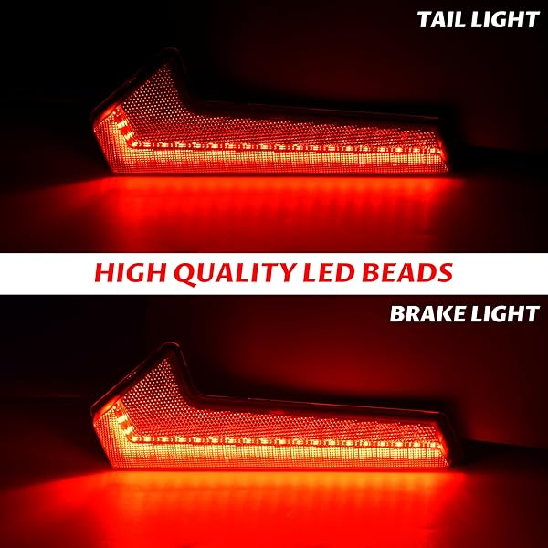 SAUTVS SAUTVS Smoked Black LED Tail Lights for Polaris RZR XP 1000/Turbo & Sportsman 570/850/1000 (2018-2023) - 2PCS Assembly - View 4 of 10