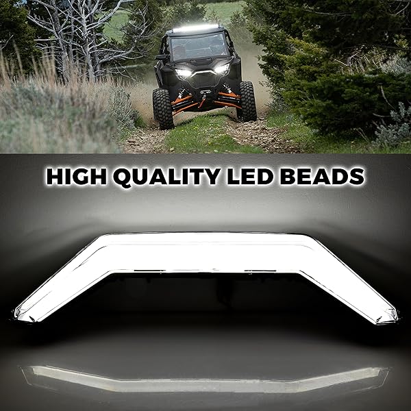 SAUTVS SAUTVS LED Front Accent Light for RZR PRO XP & Turbo (2020-2024) - Upgrade Your Polaris Grill with Signature Style! - View 3 of 8