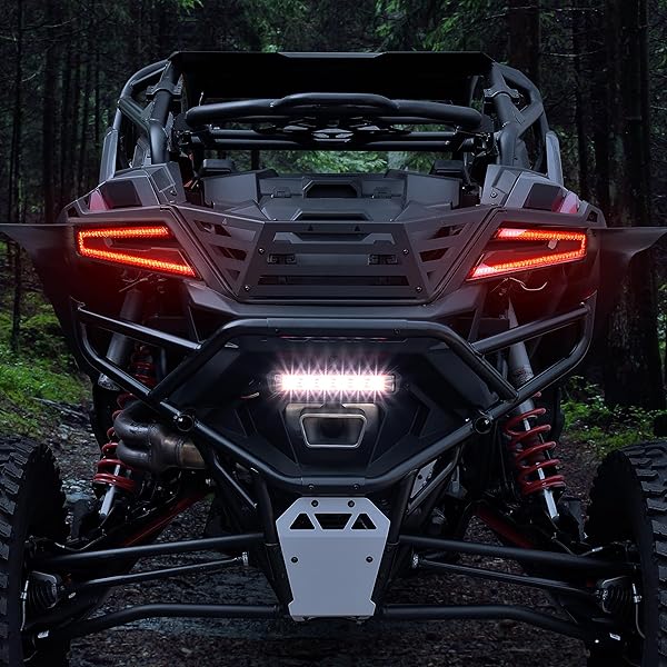 SAUTVS SAUTVS RZR PRO LED Tail Lights Smoked Black Rear Lamps for Polaris RZR PRO XP XP4 2020-2025 One Pair Replace 2415177 2415178 - View 7 of 8