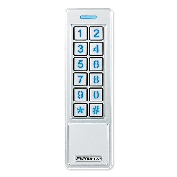 Seco-Larm SK-B241-PQ Enforcer: Bluetooth Access Controller with Keypad & Proximity Reader for Secure User Management