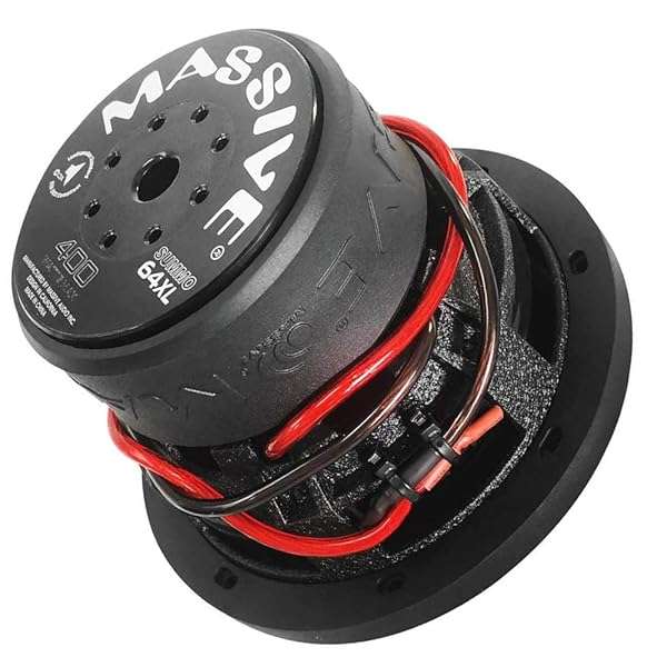 Massive Audio "Massive Audio SUMMO64XL 6.5" Car Subwoofer - 150W RMS, High Performance for Trucks & Jeeps"