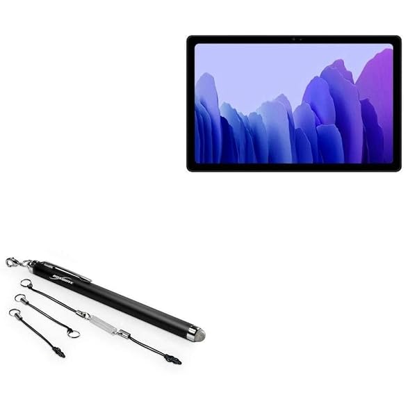 BoxWave BoxWave Stylus Pen for Samsung Galaxy Tab A7 EverTouch Capacitive Fiber Tip Stylus Jet Black - View 2 of 10